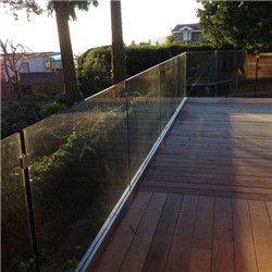 Modern Design U Channel Glass Handrail PRU089