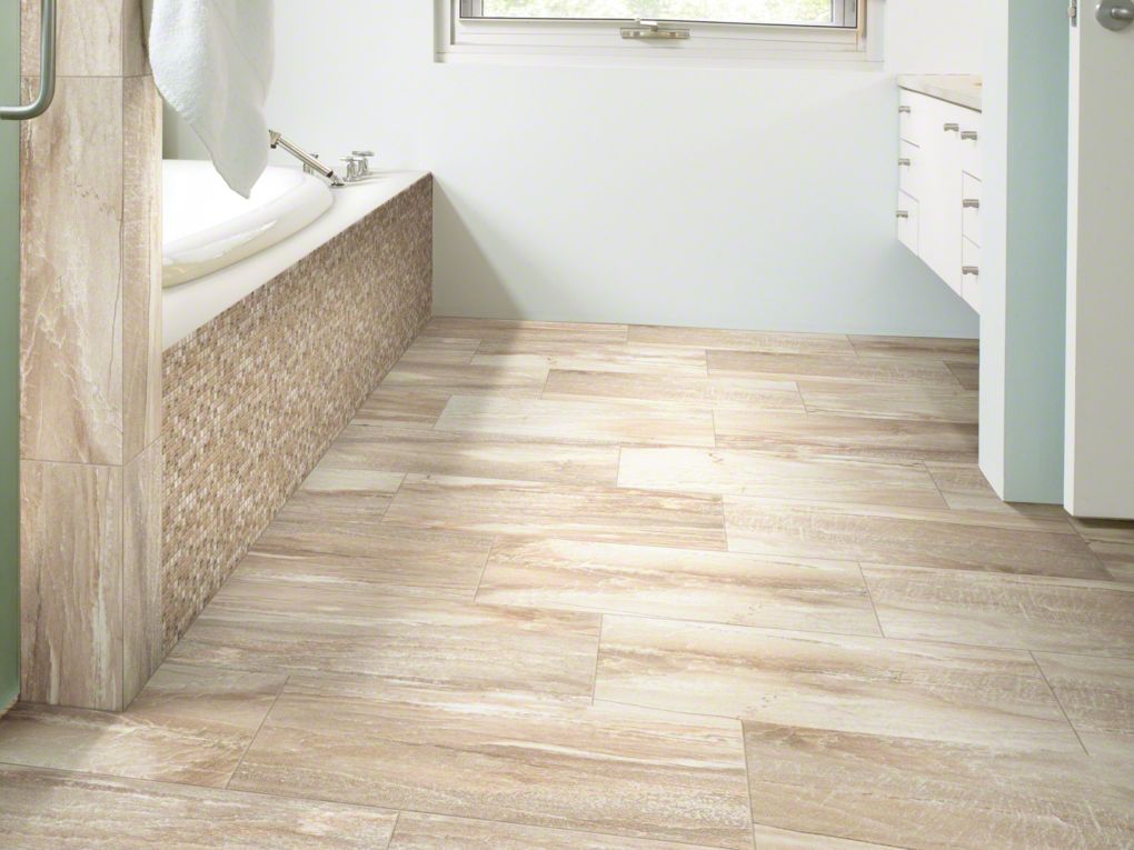 Porcelain floor tiles white tile