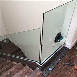 Modern Design U Channel Glass Handrail PRU096