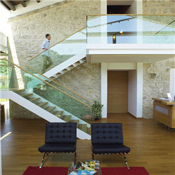 Modern Design U Channel Glass Handrail PRU097