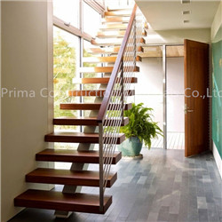 Modern Design mono stringer stairs Double Plate Staircase pr-b0063