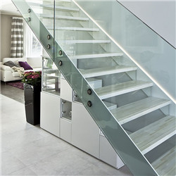 Modern Design mono stringer stairs Double Plate Staircase pr-b0065