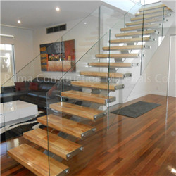 Modern Design mono stringer stairs Double Plate Staircase pr-b0069
