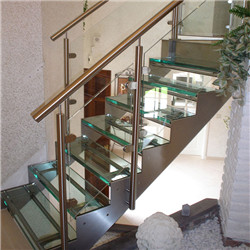Modern Design mono stringer stairs Double Plate Staircase pr-b0075
