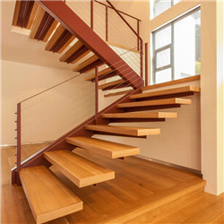 Modern Design mono stringer stairs Double Plate Staircase pr-b0079