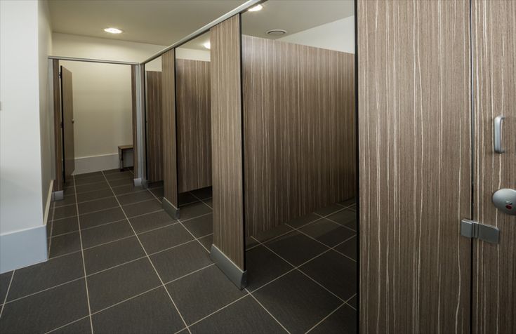 toilet dividers with plywood panels PR-P0009