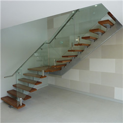Modern Design mono stringer stairs Double Plate Staircase pr-b0093