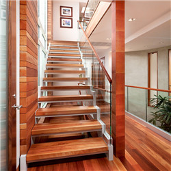 Modern Design mono stringer stairs Double Plate Staircase pr-b0095