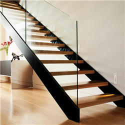 Modern Design mono stringer stairs Double Plate Staircase pr-b00117