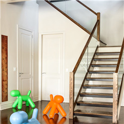 Modern Design mono stringer stairs Double Plate Staircase pr-b00137