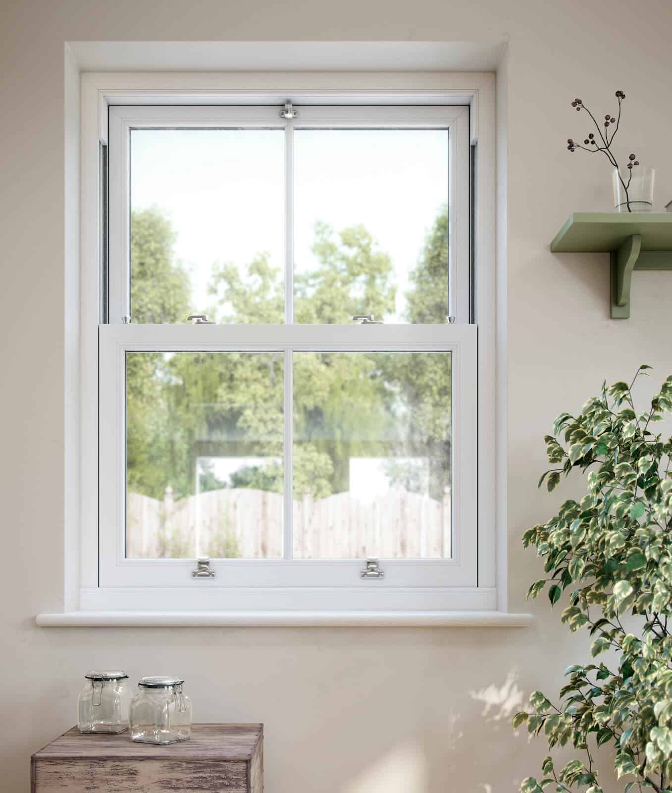 UPVC Hung window PRI 08