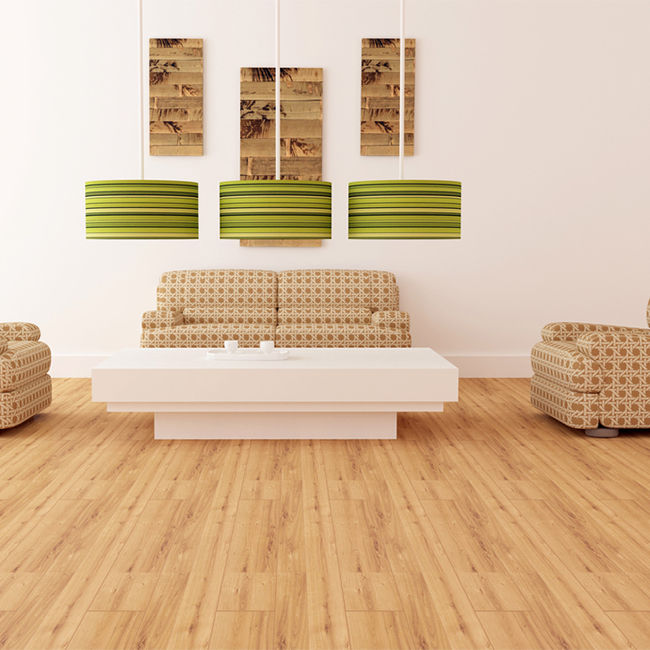 Eco friendly waterproof teak laminate wood floor