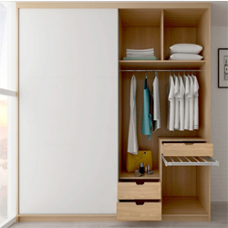 Sliding door wardrobe large wardrobe closet