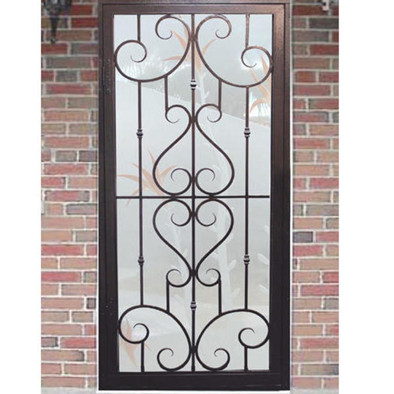 Wrought iron window modern windows from Prima construction-BK063