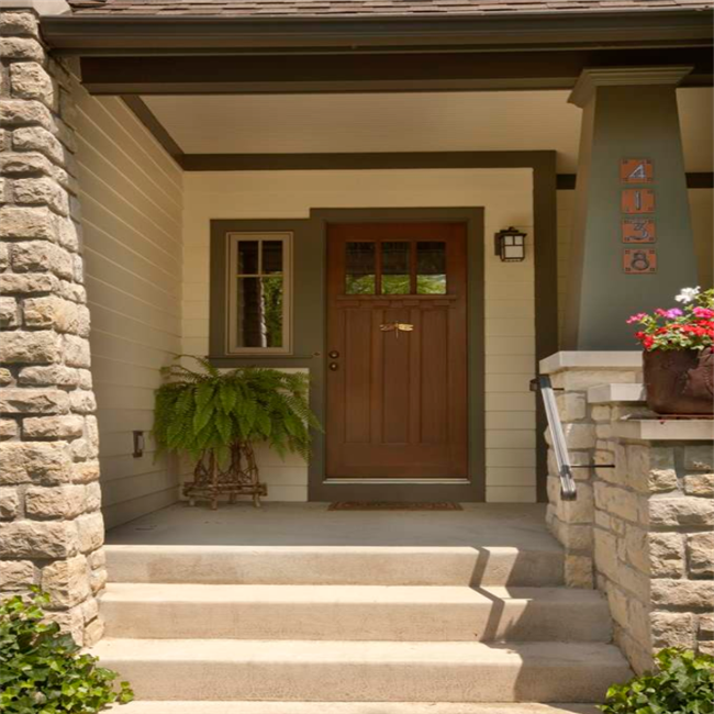 Joy-Foshan factory entry wooden door heavy door