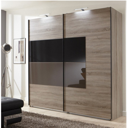 Wardrobe and drawers white bedroom closet with mirror sliding door wardrobe