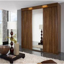 Sliding door wardrobe MDF with UV finish buy clothing armoire