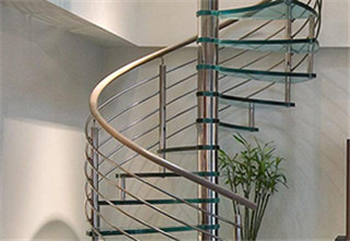 Glass Spiral Staircase PRI03
