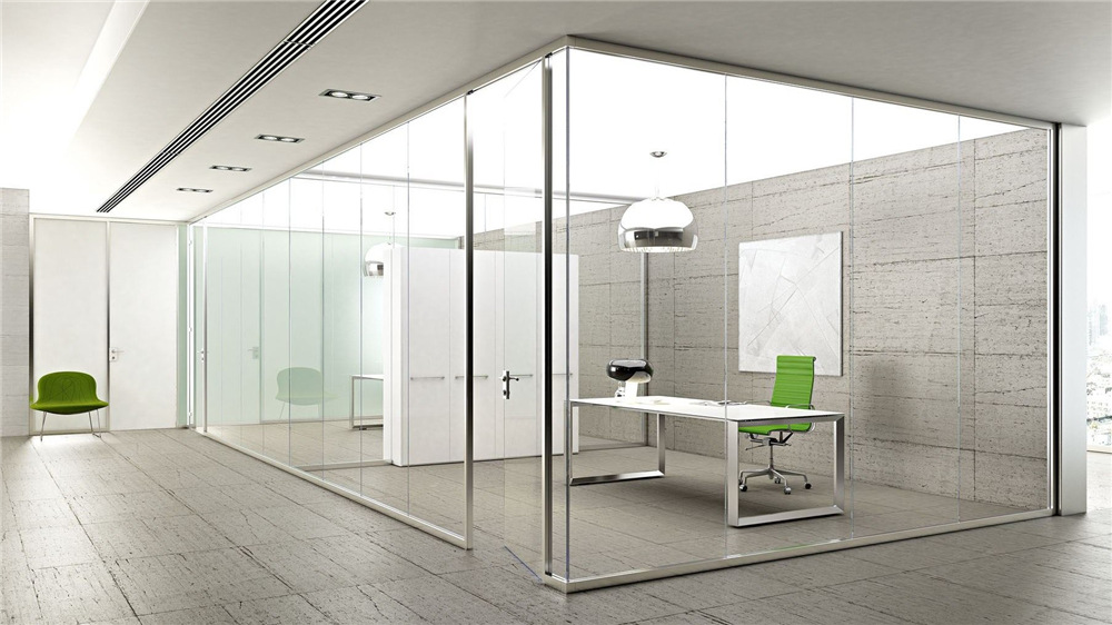 Single Glass Partition